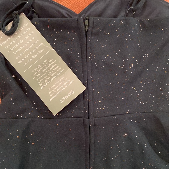 NWT City Triangles, Hunter, Green and gold sparkle dress, size one - Picture 10 of 12